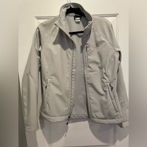 North Face, light blue/greyish jacket, size medium